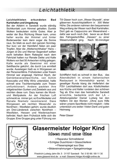 Ausgabe Nov 2012 - FSV Sarstedt eV