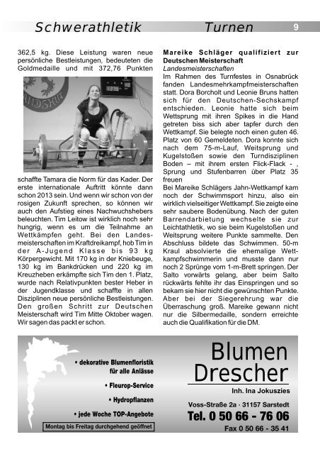 Ausgabe Nov 2012 - FSV Sarstedt eV