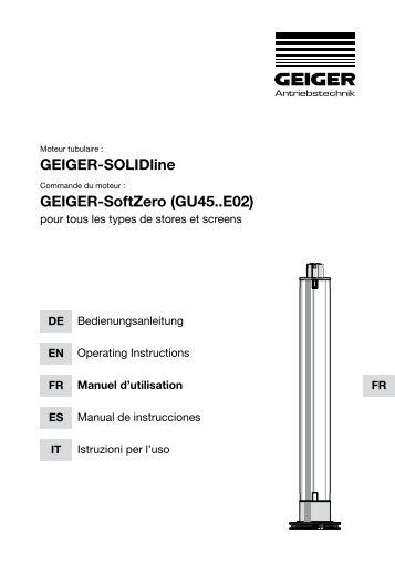 GEIGER-SOLIDline GEIGER-SoftZero (GU45..E02)