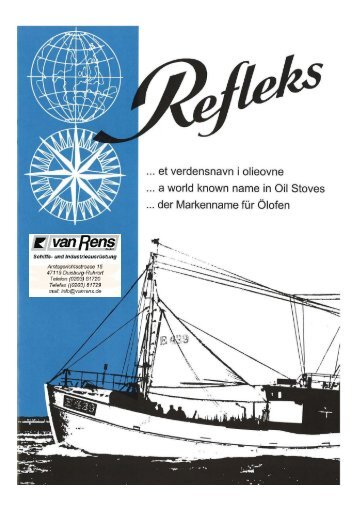 REFO 6000 SKIBSOLIEOVN - van Rens GmbH