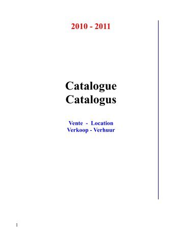 Catalogue Catalogus - ITS