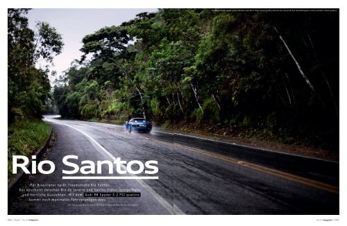 Für Brasilianer heißt Traumstraße Rio Santos. Der Abschnitt ...