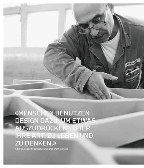 «Die HanD ist Der verlängerte arm Des Herzens.» - Betonmanufactur