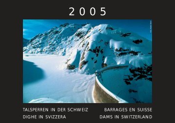 Talsperrenkalender 2005 - Swiss Committee on Dams