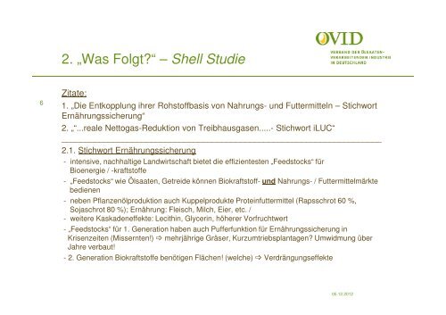 Shell Energie-Dialog Mär & Möglichkeiten von Biokraftstoffen