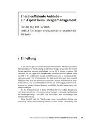 1 Einleitung Energieeffiziente Antriebe – ein Aspekt beim ... - ZEWK