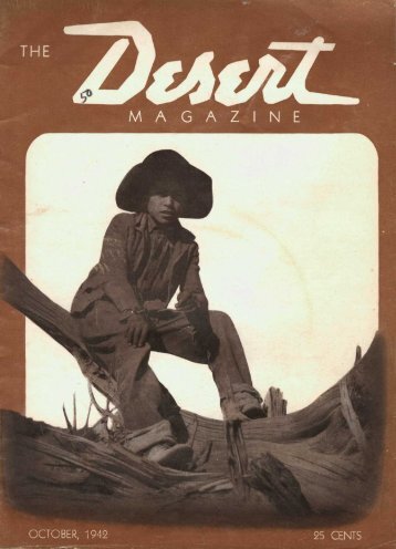 magazine october, 1942 - Desert Magazine of the Southwest