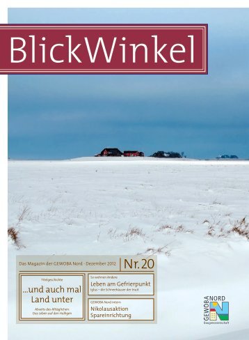 BlickWinkel Dez. 2012 PDF-Datei - GEWOBA Nord