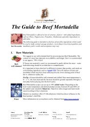 TKe Guide to %eef Mortadella - Friedrich Gewürze GmbH