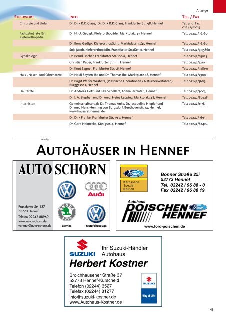 Hennef komplett 2011/2012