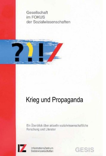 Krieg und Propaganda - Sowiport