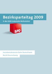 Bericht zum Parteitag - SPD-Bezirk Braunschweig