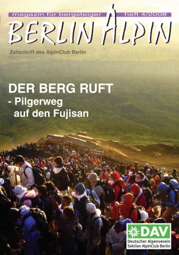 DER BERG RUFT - AlpinClub Berlin