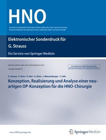 Sonderdruck als PDF-Datei - ACQUA Klinik