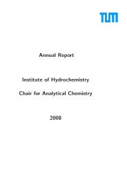 IWC Annual Report 2008 - Institut für Wasserchemie und chemische ...