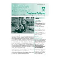 Fontana-Zeitung - Fontana Passugg