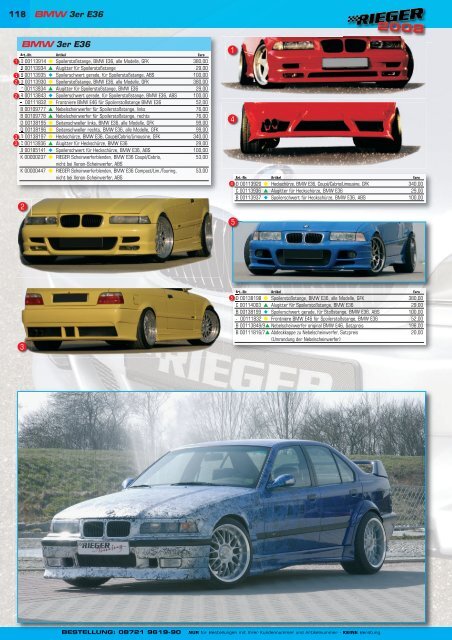110 BMW 3er E36