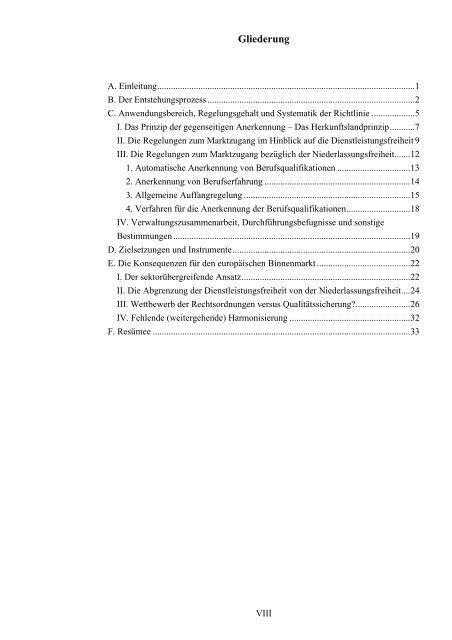 Die Berufsanerkennungsrichtlinie 2005/36/EG - European Legal ...