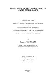 microstructure and embrittlement of leaded copper alloys - Research ...