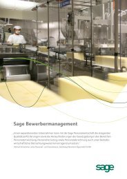 Sage Bewerbermanagement - LTMemory