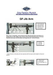 GF-Jib Arm Manual - Grip Factory Munich GmbH