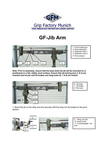 GF-Jib Arm Manual - Grip Factory Munich GmbH