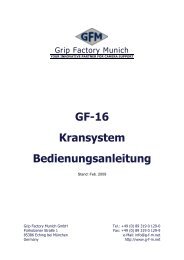 GF-16 Kransystem Bedienungsanleitung - G-f-m.net