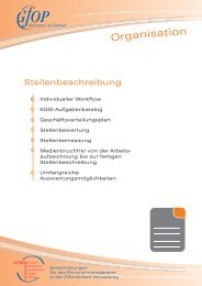 Stellenbeschreibung - GfOP