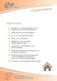 Stellenplan - GfOP