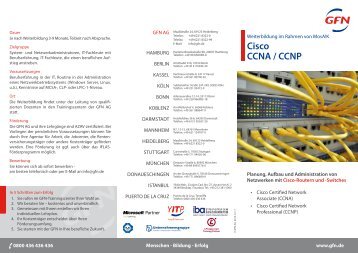 Cisco CCNA/CCNP - GFN AG
