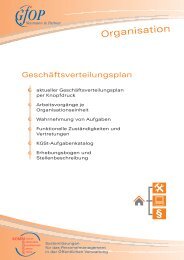 Geschäftsverteilungsplan - GfOP