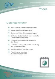 Listengenerator - GfOP