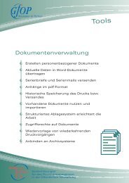 Dokumentenverwaltung - GfOP