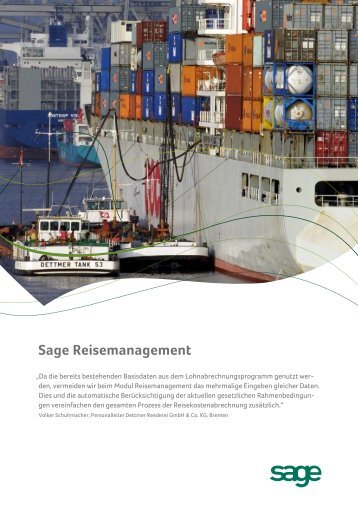 Sage Reisemanagement - LTMemory