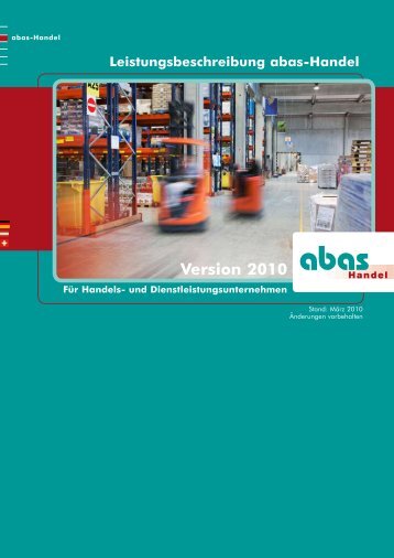 Version 2010 - ABAS Software AG