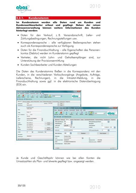 Version 2010 - ABAS Software AG