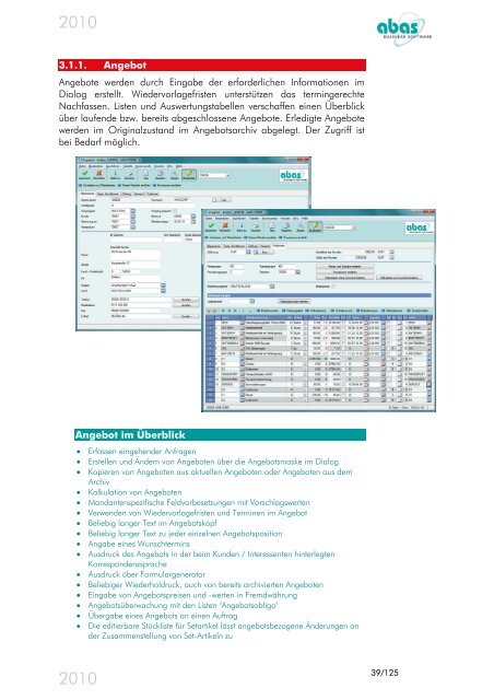 Version 2010 - ABAS Software AG