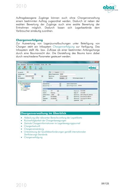 Version 2010 - ABAS Software AG