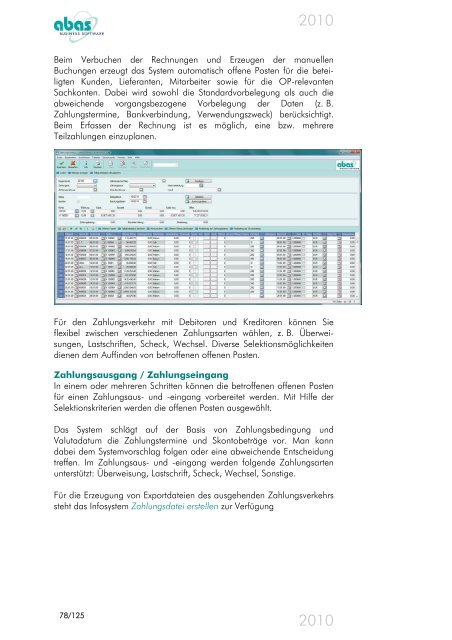 Version 2010 - ABAS Software AG