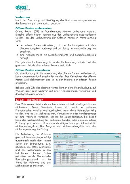 Version 2010 - ABAS Software AG