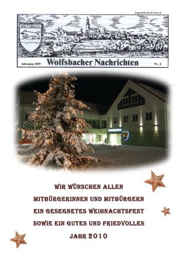 Bei uns im Kindergarten - Marktgemeinde Wolfsbach