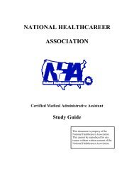 Study Guide - Certified Medical Administrative Assistant