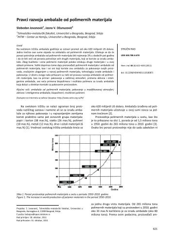 Pravci razvoja ambalaže od polimernih materijala - doiSerbia