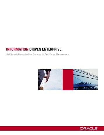 JD Edwards EnterpriseOne Commerical Real Estate ... - Oracle