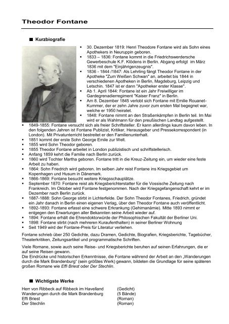 Get Fontane gedichte For iPhone Fontane Gedichte