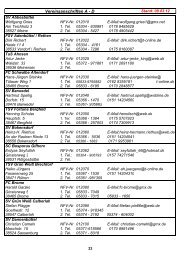 Seite 23 vereinsanschriften Herren 2011-2012 - NFV-Kreis Gifhorn