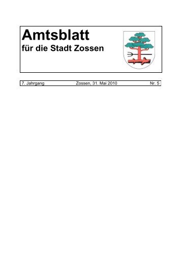 Amtsblatt - Stadt Zossen