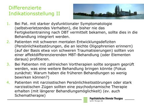 Handout Dr. G. Dammann - Psychiatrische Universitätsklinik Zürich