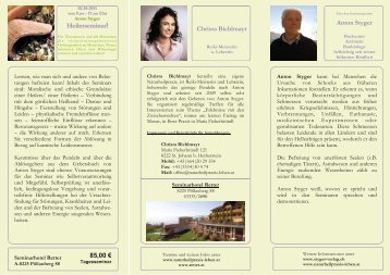 Heilerseminar! Anton Styger 85,00 € Christa Bichlmayr - Retter