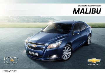 Download Malibu Preisliste - Chevrolet